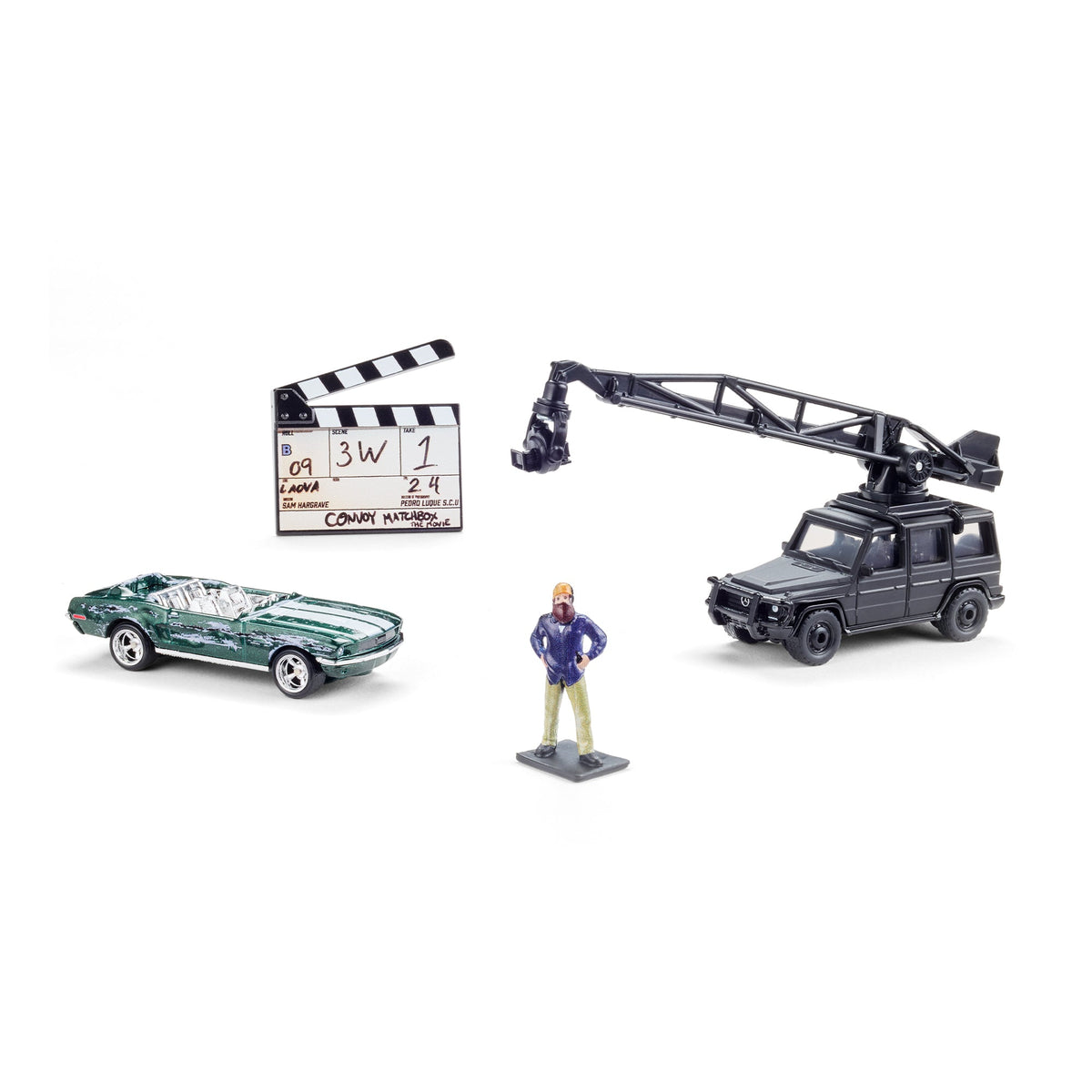 Matchbox The Movie Directing the Chase Director Diorama – official Mattel product image 3