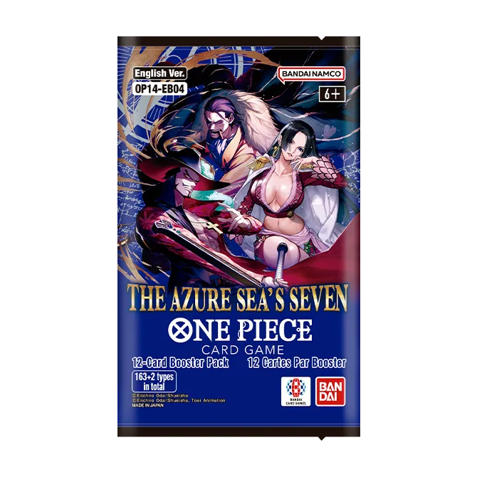 One Piece Card Game The Azure Sea's Seven OP14-EB04 English booster pack