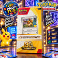 PNOY TCG promotional artwork for the English Pokémon TCG 30th Celebration Knock Out Collection featuring the Eevee anniversary foil promo.