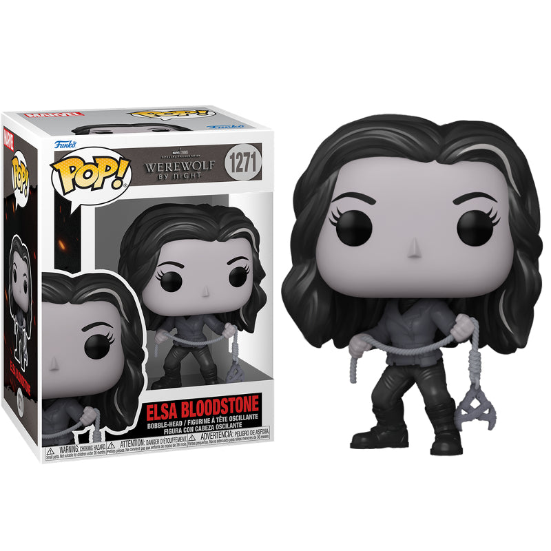 Funko Pop Werewolf by Night Elsa Bloodstone #1271 box and figure