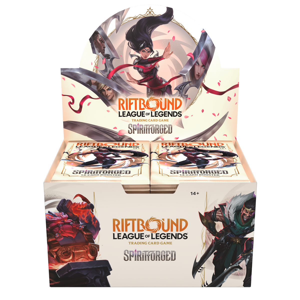 Riftbound League of Legends TCG Spiritforged booster display box