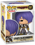 Funko Pop Trigun Legato Bluesummers #1557 box and figure