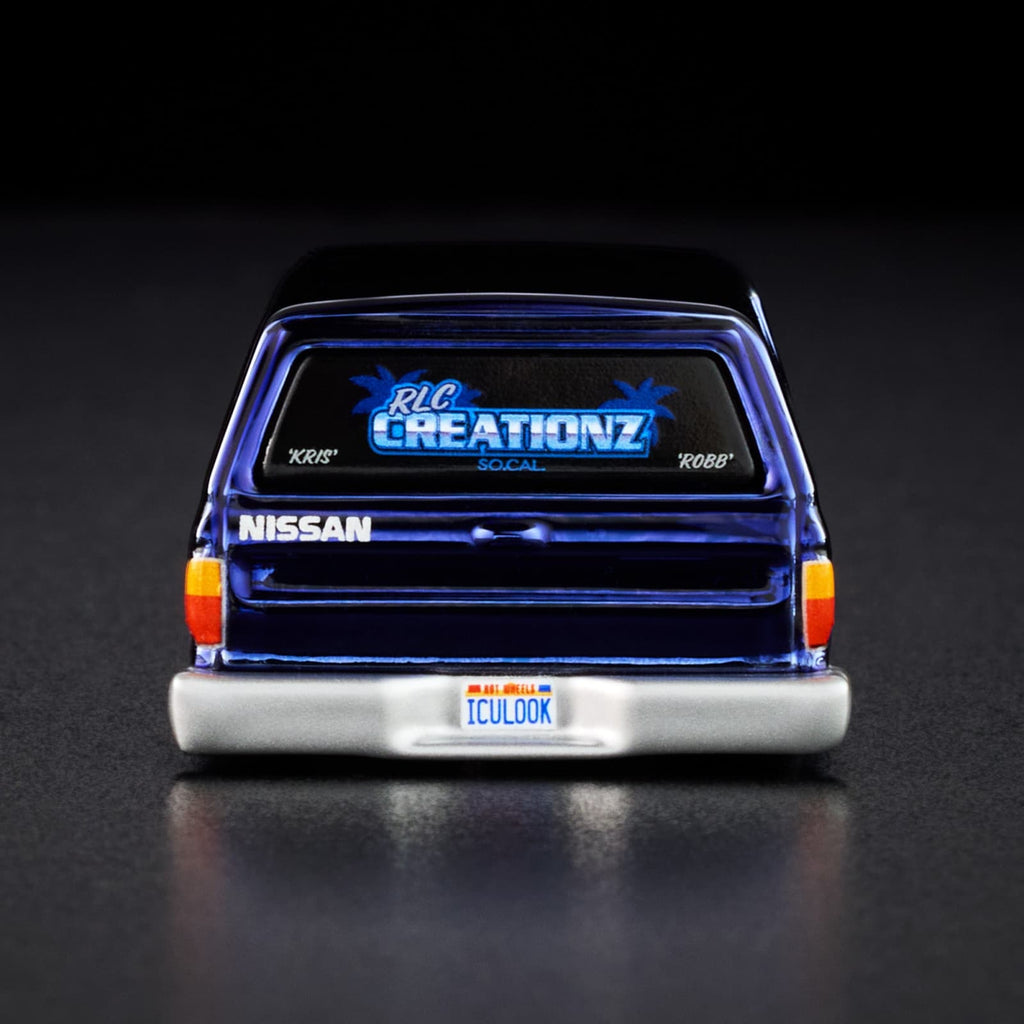 Hot Wheels RLC Nissan 720 King Cab articulated rear bed and speaker system